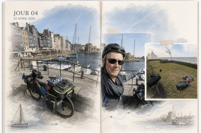 Planche narrative — Honfleur et littoral normand